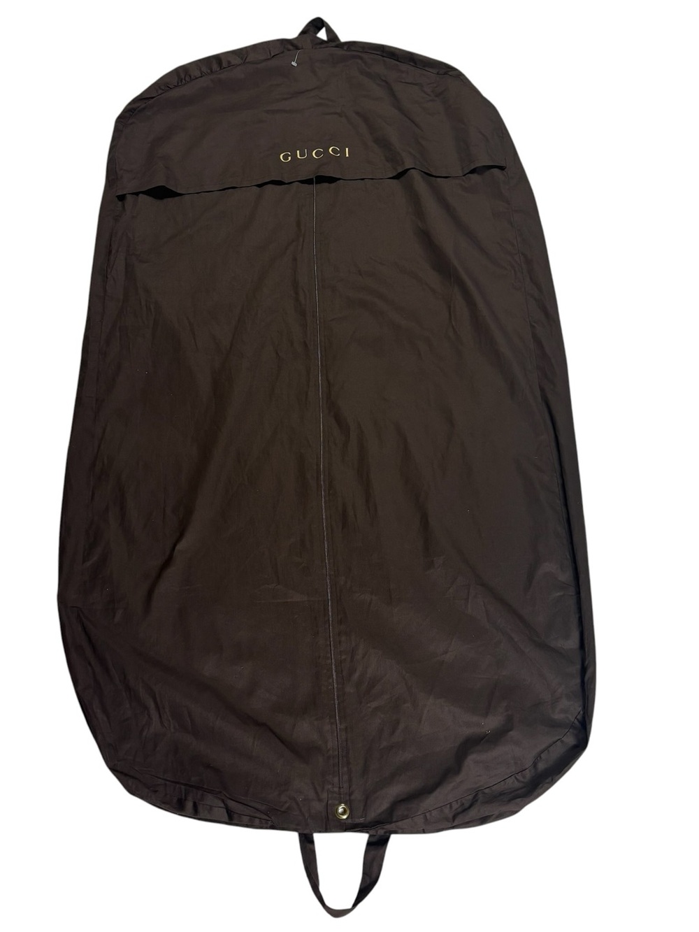Gucci Without Tags Brown Nylon Fabric Zippered Dust Cover Garment Bag